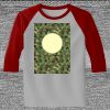 Raglan 3/4 Roundneck Shirt (Gray Body) Thumbnail
