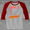 Raglan 3/4 Roundneck Shirt (Gray Body) Thumbnail