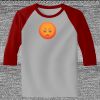 Raglan 3/4 Roundneck Shirt (Gray Body) Thumbnail