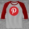 Raglan 3/4 Roundneck Shirt (Gray Body) Thumbnail