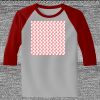 Raglan 3/4 Roundneck Shirt (Gray Body) Thumbnail