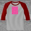Raglan 3/4 Roundneck Shirt (Gray Body) Thumbnail