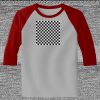 Raglan 3/4 Roundneck Shirt (Gray Body) Thumbnail