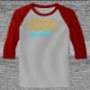 Raglan 3/4 Roundneck Shirt (Gray Body) Thumbnail