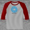 Raglan 3/4 Roundneck Shirt (Gray Body) Thumbnail
