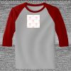 Raglan 3/4 Roundneck Shirt (Gray Body) Thumbnail
