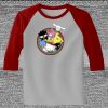 Raglan 3/4 Roundneck Shirt (Gray Body) Thumbnail