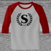 Raglan 3/4 Roundneck Shirt (Gray Body) Thumbnail