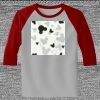 Raglan 3/4 Roundneck Shirt (Gray Body) Thumbnail