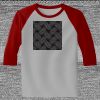 Raglan 3/4 Roundneck Shirt (Gray Body) Thumbnail