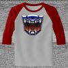 Raglan 3/4 Roundneck Shirt (Gray Body) Thumbnail