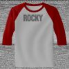 Raglan 3/4 Roundneck Shirt (Gray Body) Thumbnail