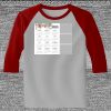 Raglan 3/4 Roundneck Shirt (Gray Body) Thumbnail
