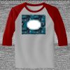Raglan 3/4 Roundneck Shirt (Gray Body) Thumbnail