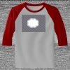 Raglan 3/4 Roundneck Shirt (Gray Body) Thumbnail