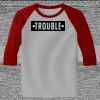 Raglan 3/4 Roundneck Shirt (Gray Body) Thumbnail