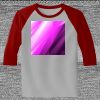 Raglan 3/4 Roundneck Shirt (Gray Body) Thumbnail