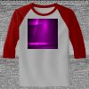 Raglan 3/4 Roundneck Shirt (Gray Body) Thumbnail