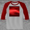 Raglan 3/4 Roundneck Shirt (Gray Body) Thumbnail