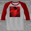 Raglan 3/4 Roundneck Shirt (Gray Body) Thumbnail