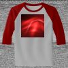 Raglan 3/4 Roundneck Shirt (Gray Body) Thumbnail