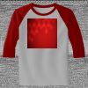 Raglan 3/4 Roundneck Shirt (Gray Body) Thumbnail