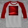 Raglan 3/4 Roundneck Shirt (Gray Body) Thumbnail