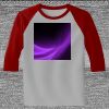 Raglan 3/4 Roundneck Shirt (Gray Body) Thumbnail