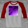 Raglan 3/4 Roundneck Shirt (Gray Body) Thumbnail
