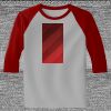 Raglan 3/4 Roundneck Shirt (Gray Body) Thumbnail