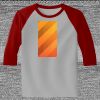 Raglan 3/4 Roundneck Shirt (Gray Body) Thumbnail