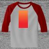 Raglan 3/4 Roundneck Shirt (Gray Body) Thumbnail