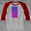 Raglan 3/4 Roundneck Shirt (Gray Body) Thumbnail