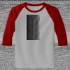 Raglan 3/4 Roundneck Shirt (Gray Body) Thumbnail