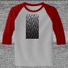 Raglan 3/4 Roundneck Shirt (Gray Body) Raglan 3/4 Roundneck Shirt (Gray Body) Thumbnail