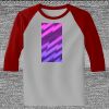 Raglan 3/4 Roundneck Shirt (Gray Body) Thumbnail