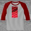 Raglan 3/4 Roundneck Shirt (Gray Body) Thumbnail