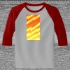 Raglan 3/4 Roundneck Shirt (Gray Body) Thumbnail