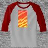 Raglan 3/4 Roundneck Shirt (Gray Body) Thumbnail