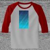 Raglan 3/4 Roundneck Shirt (Gray Body) Thumbnail