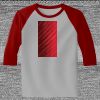 Raglan 3/4 Roundneck Shirt (Gray Body) Thumbnail