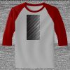 Raglan 3/4 Roundneck Shirt (Gray Body) Thumbnail