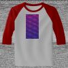 Raglan 3/4 Roundneck Shirt (Gray Body) Thumbnail