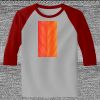 Raglan 3/4 Roundneck Shirt (Gray Body) Thumbnail