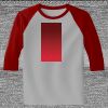 Raglan 3/4 Roundneck Shirt (Gray Body) Thumbnail
