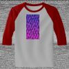Raglan 3/4 Roundneck Shirt (Gray Body) Thumbnail