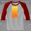 Raglan 3/4 Roundneck Shirt (Gray Body) Thumbnail