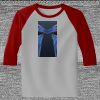 Raglan 3/4 Roundneck Shirt (Gray Body) Raglan 3/4 Roundneck Shirt (Gray Body) Thumbnail