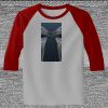 Raglan 3/4 Roundneck Shirt (Gray Body) Thumbnail