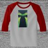 Raglan 3/4 Roundneck Shirt (Gray Body) Raglan 3/4 Roundneck Shirt (Gray Body) Thumbnail